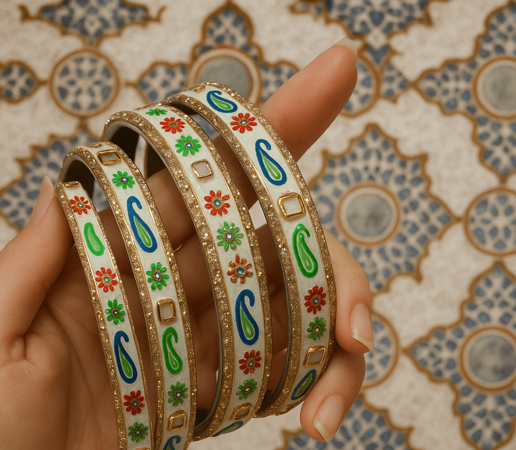 Pakhi Bangles, Set of 4 bangles - Shrim Bangles