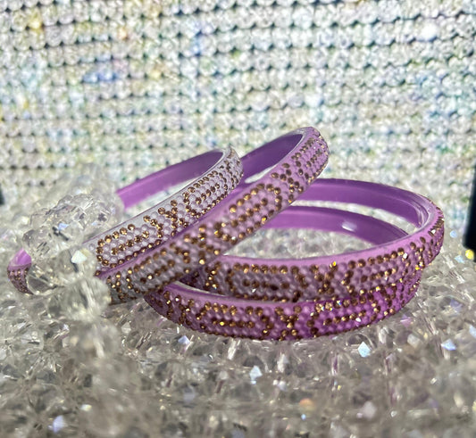 Purple Haze - Set of 4 bangles - Shrim Bangles